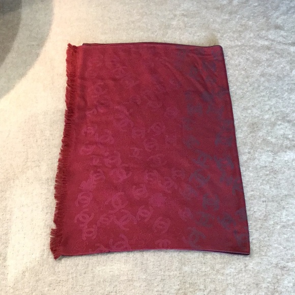 Chanel France, Cashmere/Silk, Oblong, Logo Scarf/Shawl - Picture 5 of 13